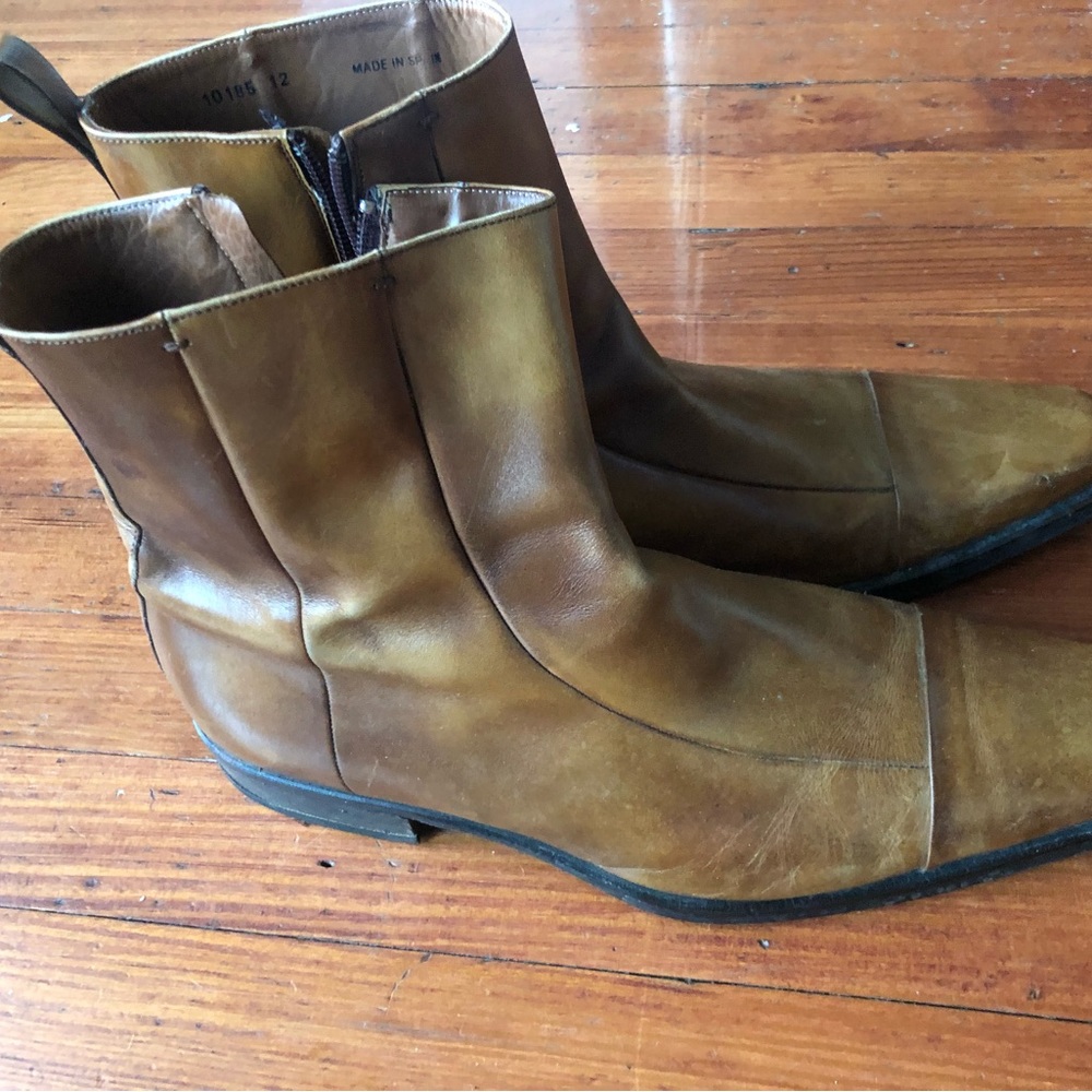 Magnanni slip on ankle boots light brown size 12M